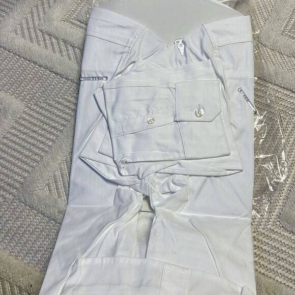 BOSS - Cotton Oxford Embroidered Logo Regular Fit Dress Shirt - Picture 4 of 5